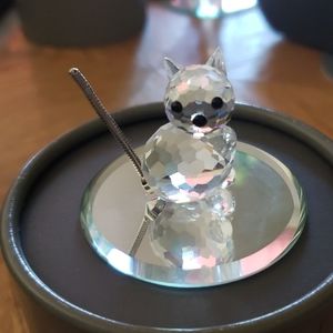 Swarovski Crystal Cat Figurine.